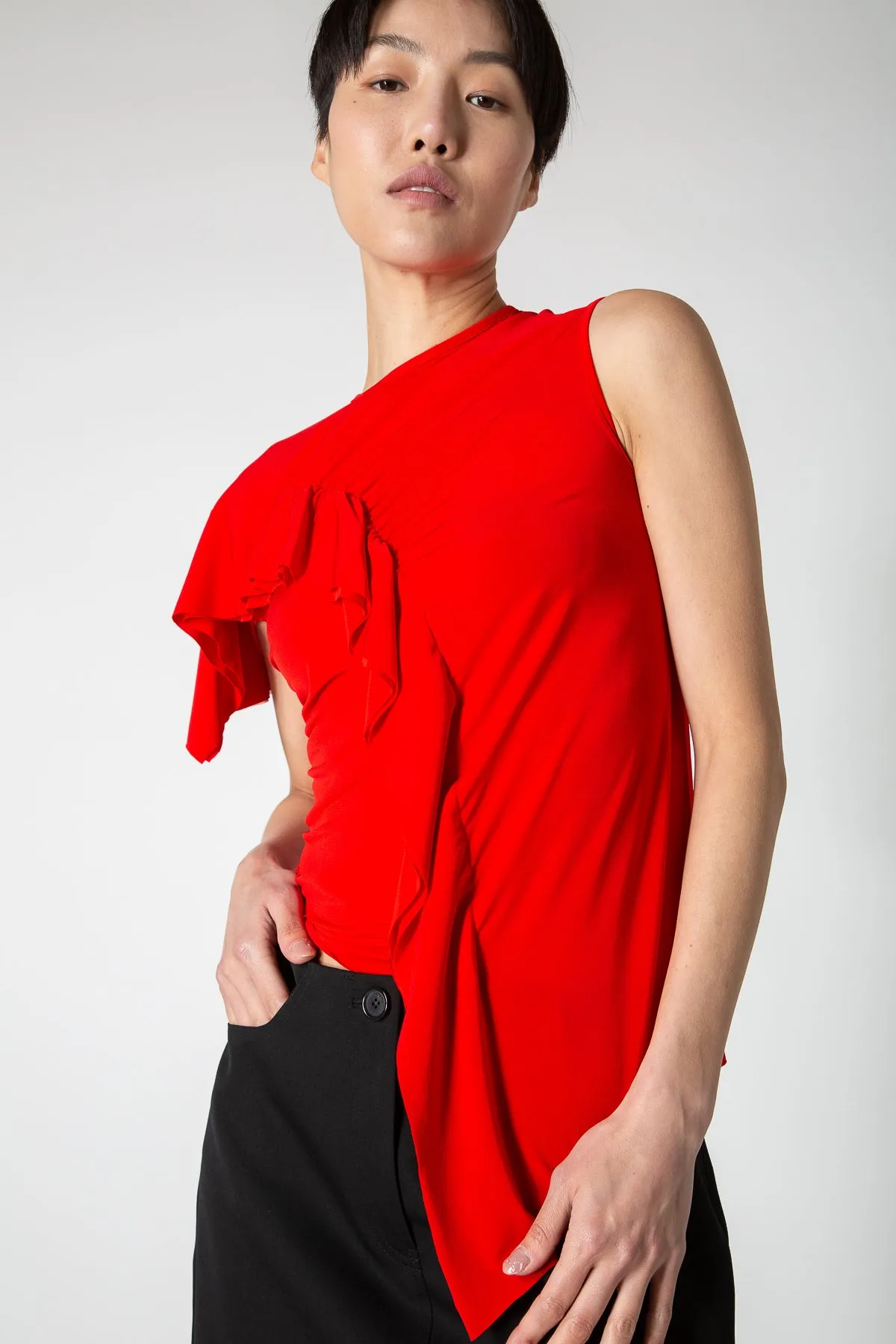 ASHLYN | SHIKAKU SLEEVELESS BLOUSE
