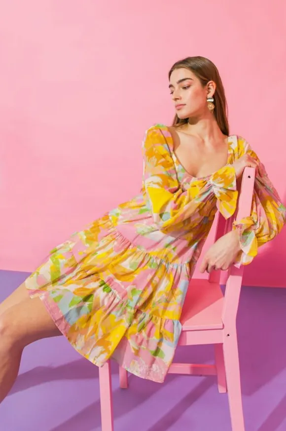Floral Breeze Smocked Dress