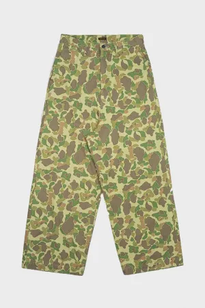 Hunter Camo Herringbone PORT Baggy Pants - Camo