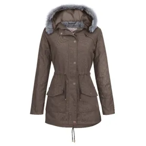Jack Murphy Paloma Ladies Waterproof Jacket - Light Olive - Size 8