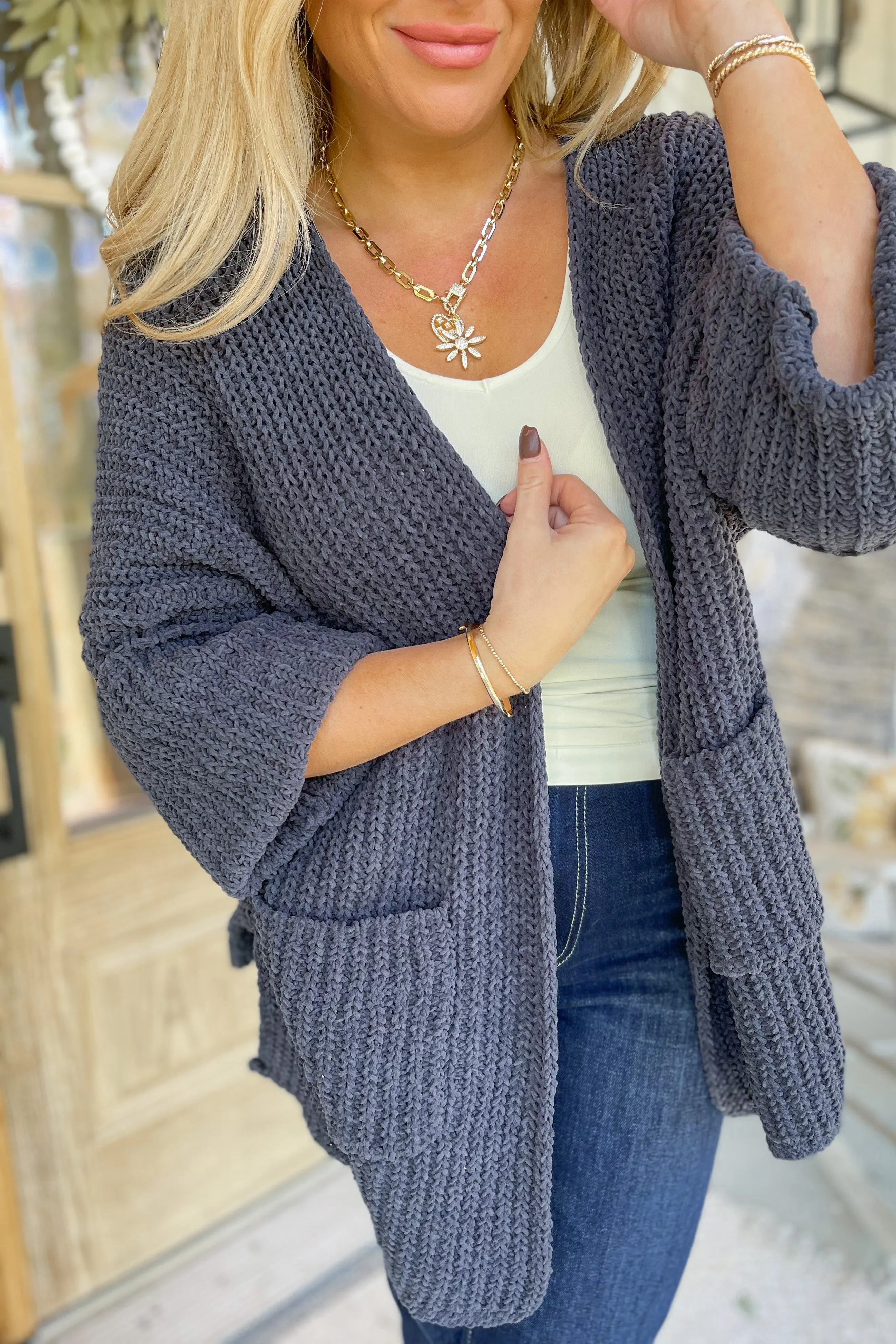 Ruth Long Sleeve Supe Soft Roomy Fit Cardigan