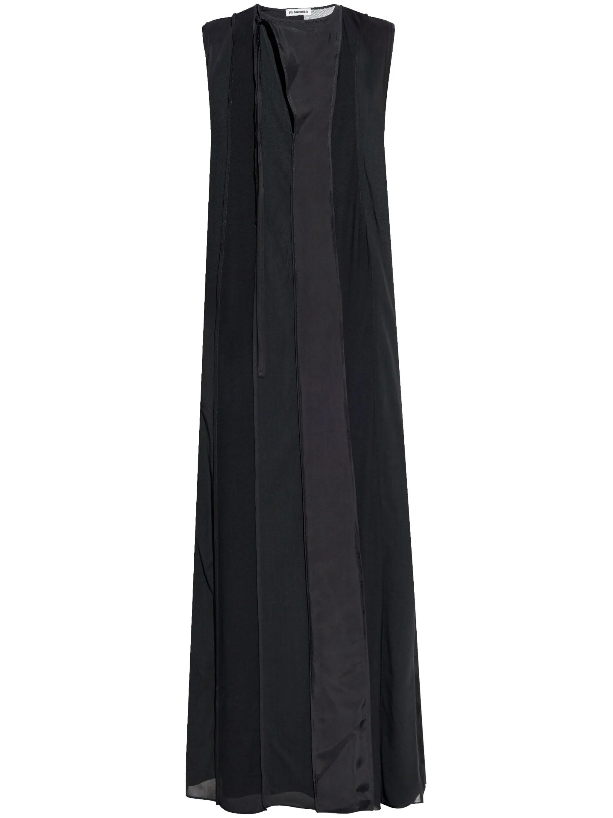 Sleeveless Dress With Cuts